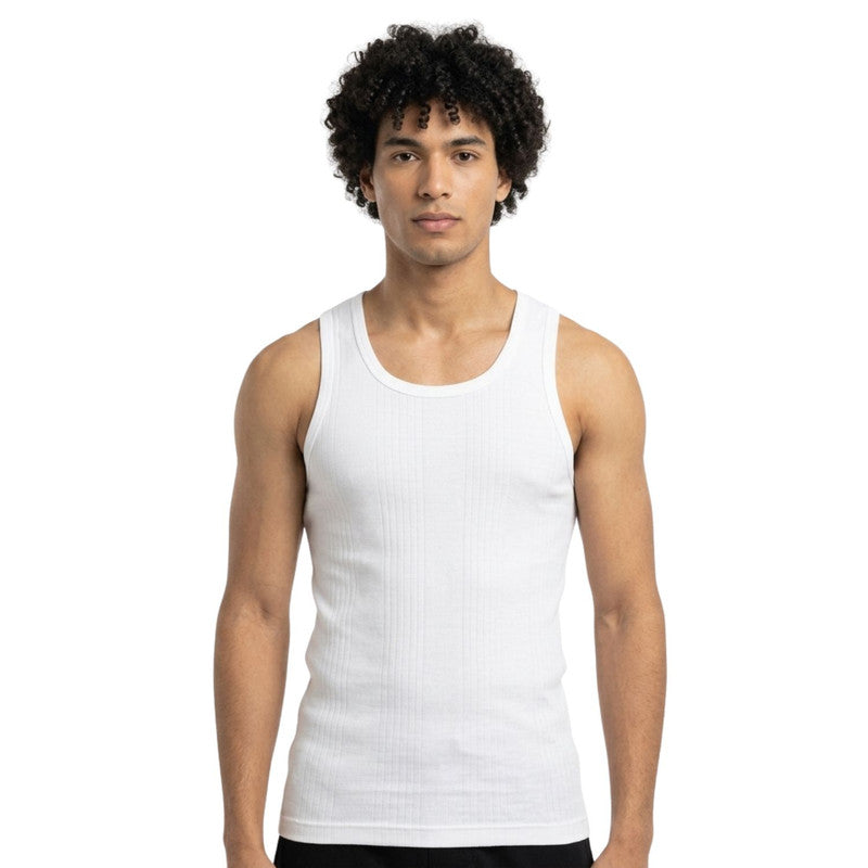 Body X Stripe Cotton Vest Pack Of 4