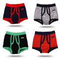 Body Care Kids Hosiery Cotton Front Open Trunk Multicolor Pack Of 4