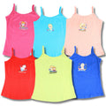 Bodycare Cotton Printed Girls Chemisole Multicolor Combos