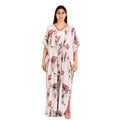 Spenca Rayon Cotton Printed Kaftan Nighty Gown