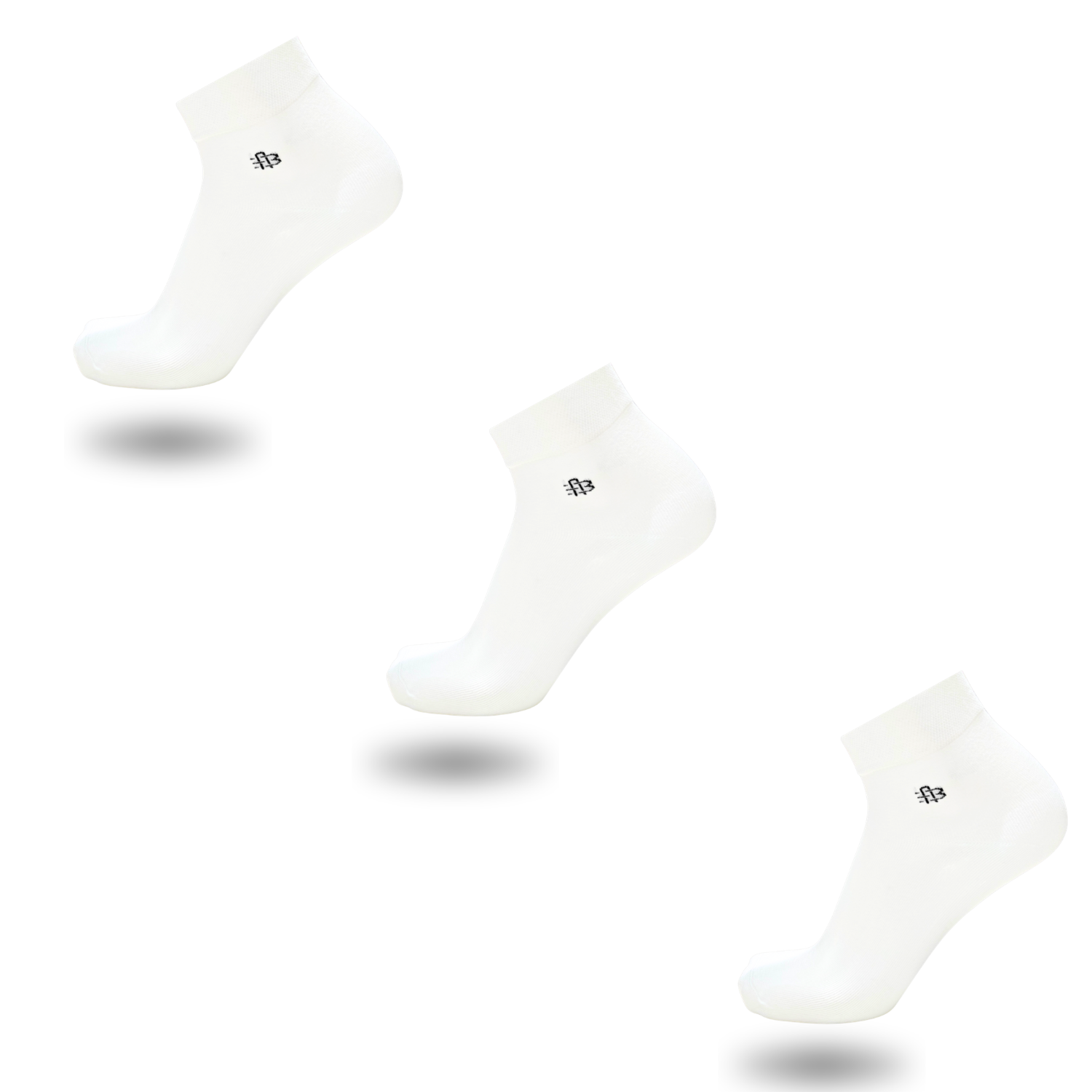 Bonjour Bamboo Organic Naturally Anti Bacterial Ankle Socks 23cm Combos Assorted Colors