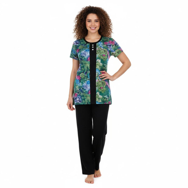 Bhondubagus Women Hosiery Cotton Night Suit