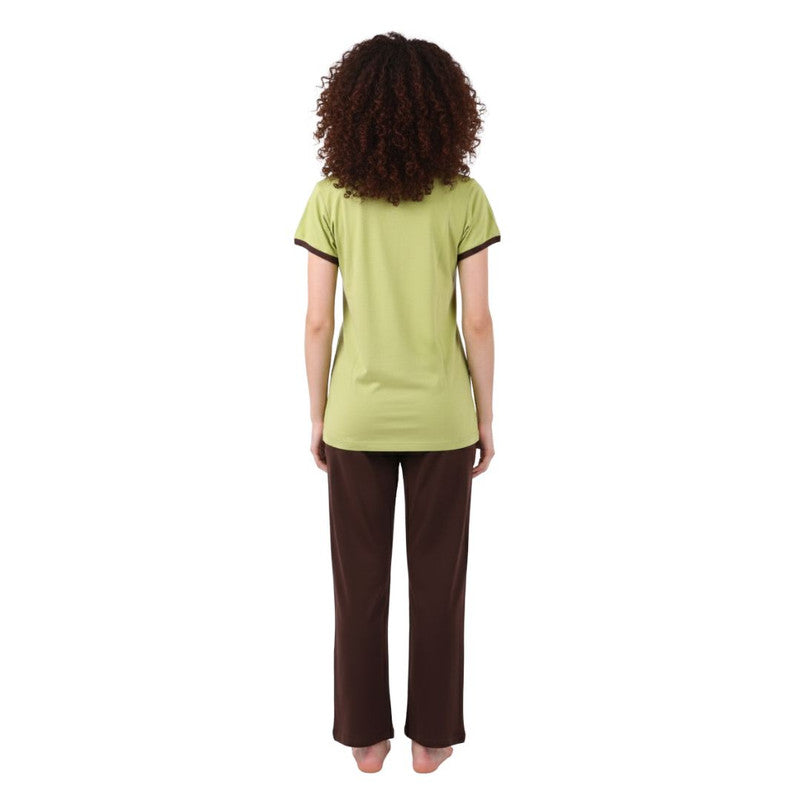 Bhondubagus Women Hosiery Cotton Night Suit