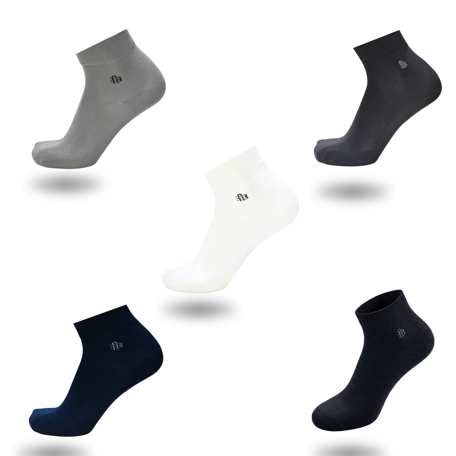 Bonjour Bamboo Organic Naturally Anti Bacterial Ankle Socks 23cm Combos Assorted Colors