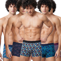 Macroman Printed Stretchable Hosiery Mini Trunk Pack Of 5 Assorted Colors