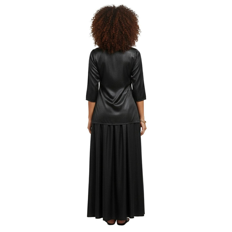 Spenca Satin Lungi Nighty One Size Assorted Colors