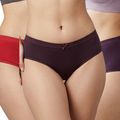 D-Girl Super Soft Skin Friendly InnerElastic Hipster Panties Combos Assorted Colors