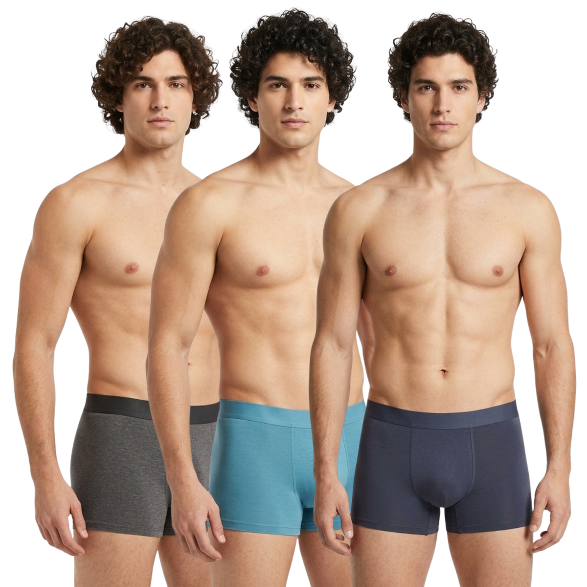 Spenca Micro Modal Seamless Stitch less Trunk Pack Of 3 Assorted Colors