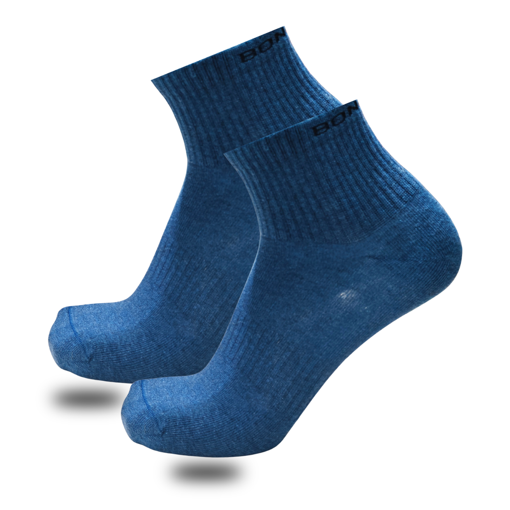 Bonjour Unisex Solid Ankle Socks Pack of 6 Assorted Colors