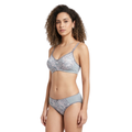 Alishan Seamless Stretchable Tactel Non Padded "B" Cup Lingerie Set