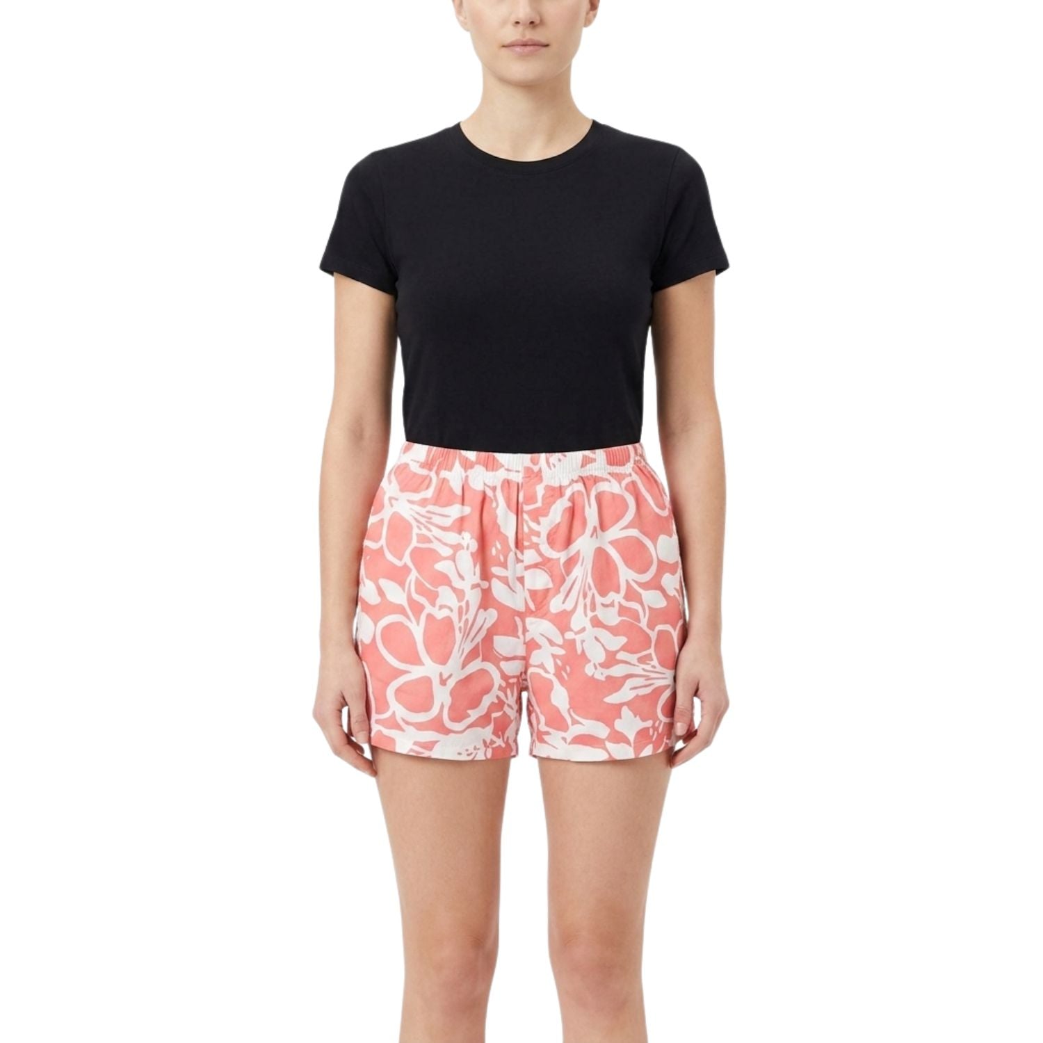 Comfort Lady Rayon Cotton Printed Shorts Assorted Colors