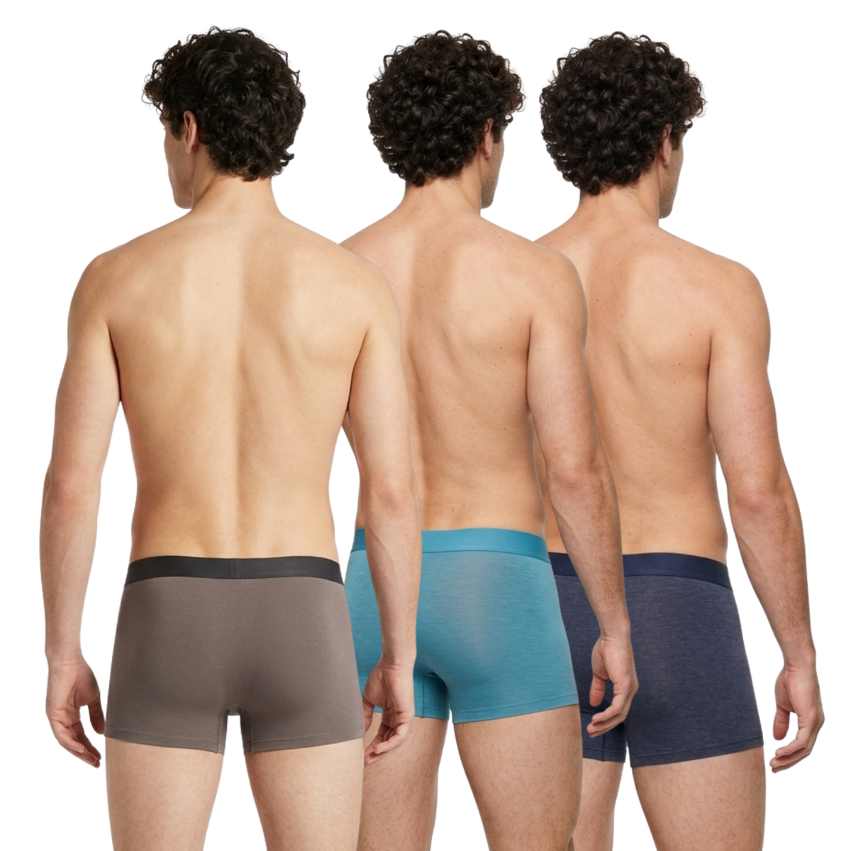 Spenca Micro Modal Seamless Stitch less Trunk Pack Of 3 Assorted Colors