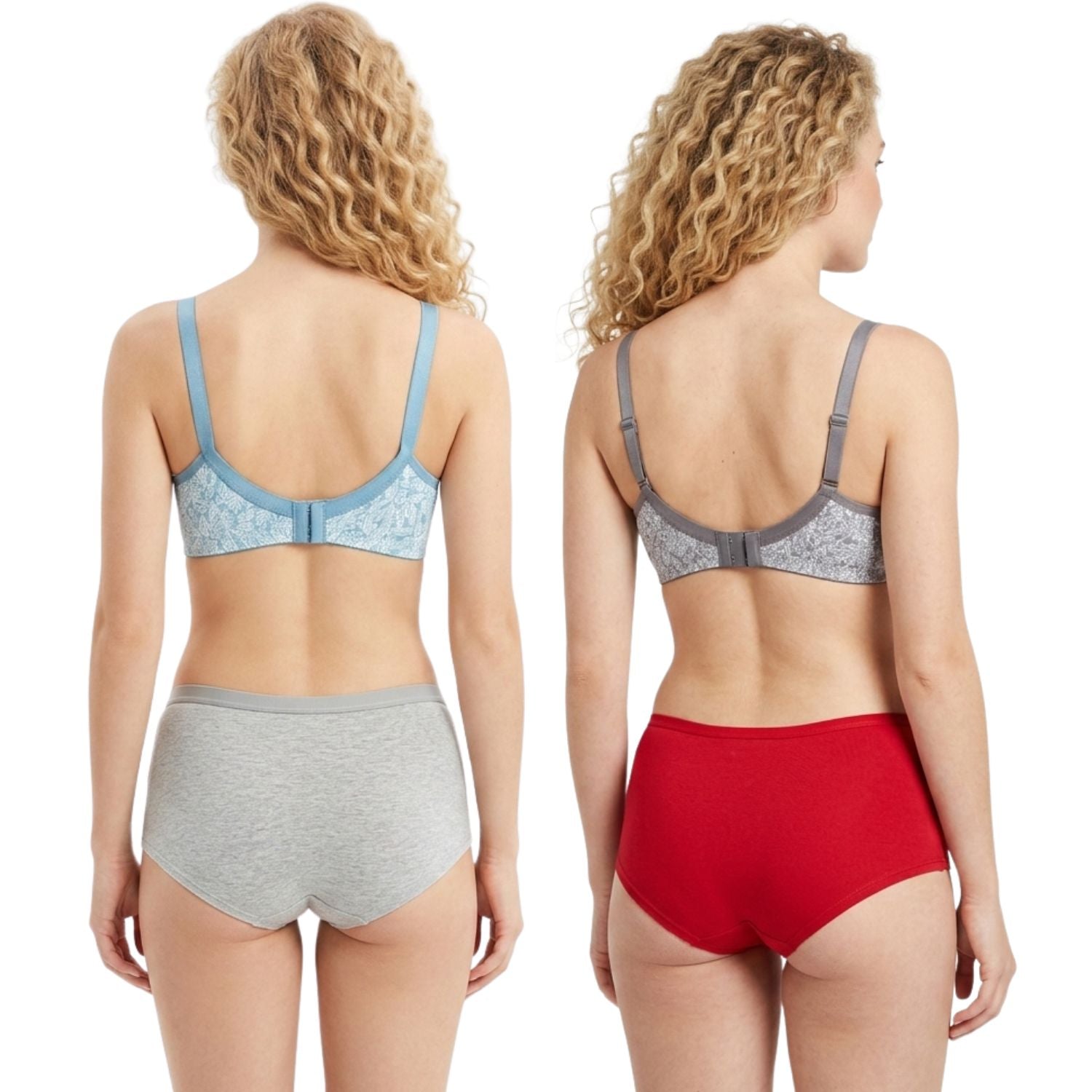 Spenca Inner Elastic Printed -Solid Midrise Briefs Pack Of 2 Assorted Colors