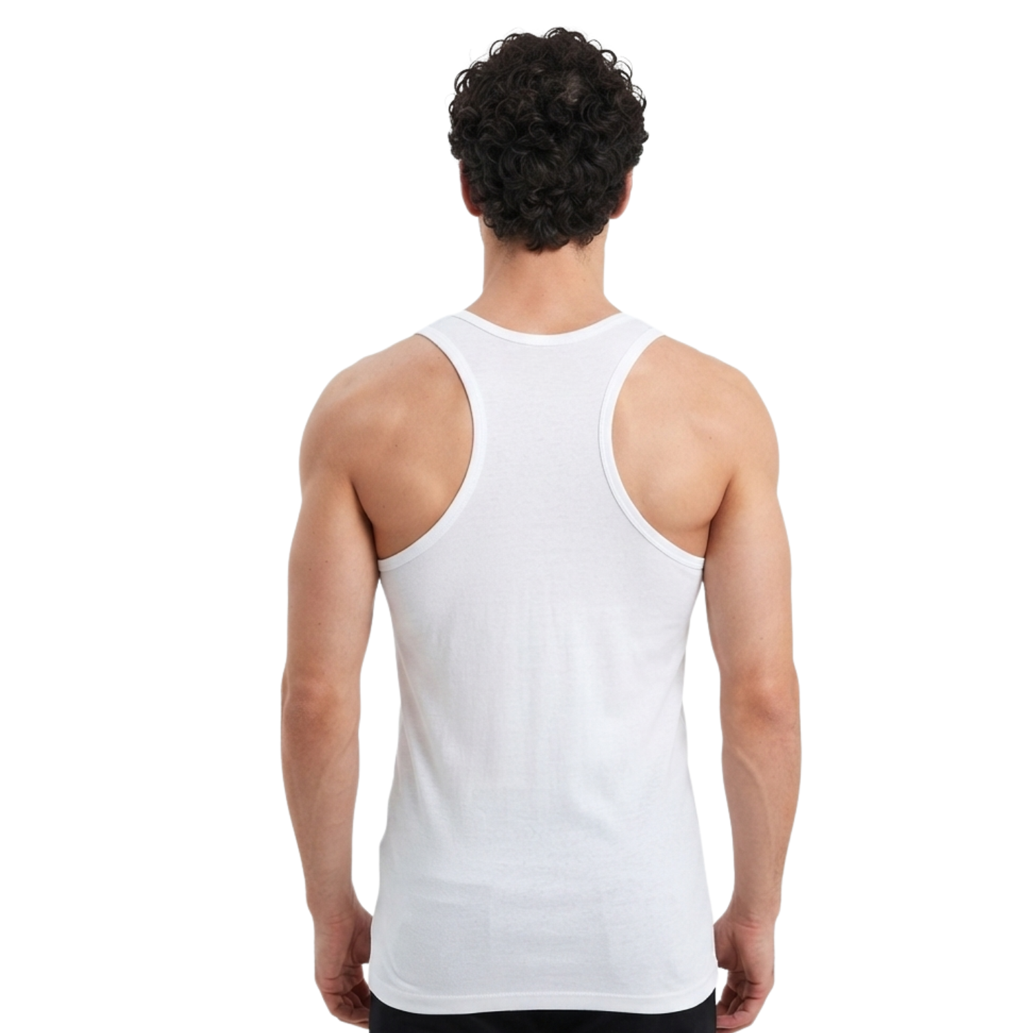 Neva Micro Modal Super Soft Seat Absorbing  White Vest Pack Of 4