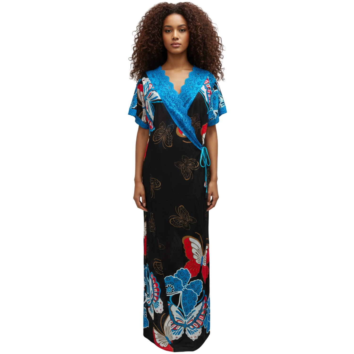 Spenca Women’s Neted Free Size 2Pieces Nighty Assorted Colors