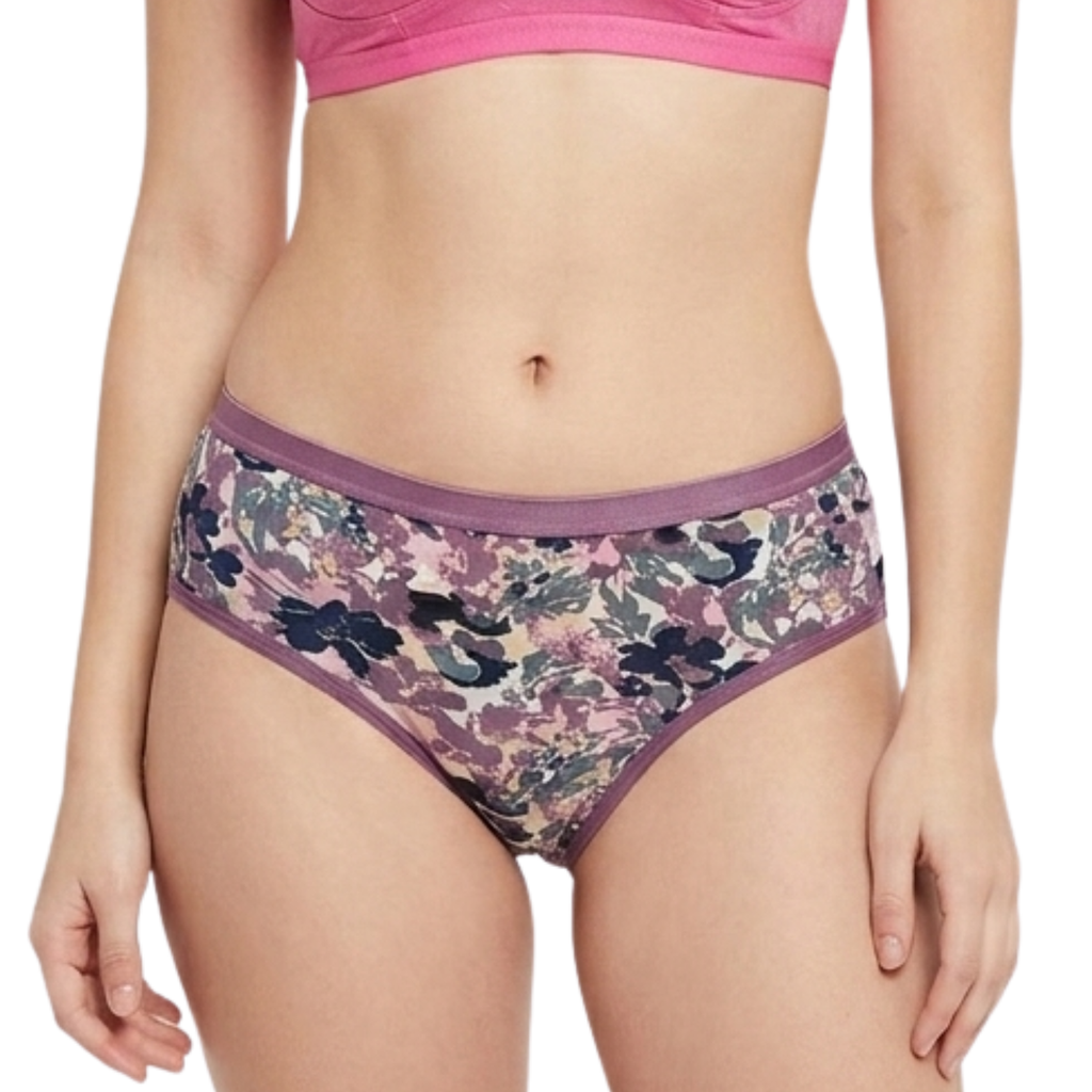 Goodwill Micro Modal Printed Mid Rise Panties Pack Of 3 Assorted Colors