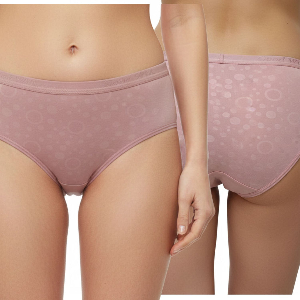 Goodwill Micro Modal Self Design Mid Rise Panties Pack Of 3 Assorted Colors