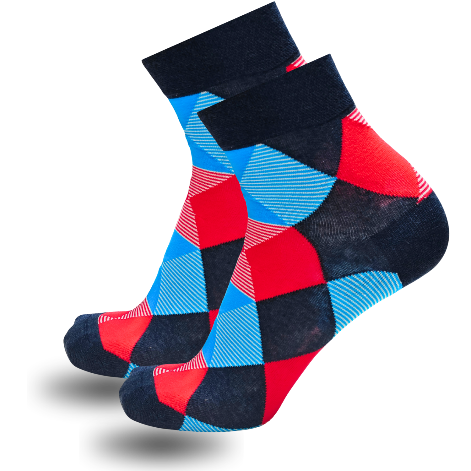Bonjour Unisex Cotton Printed Ankle Socks Pack Of 5 Asstd. Colors