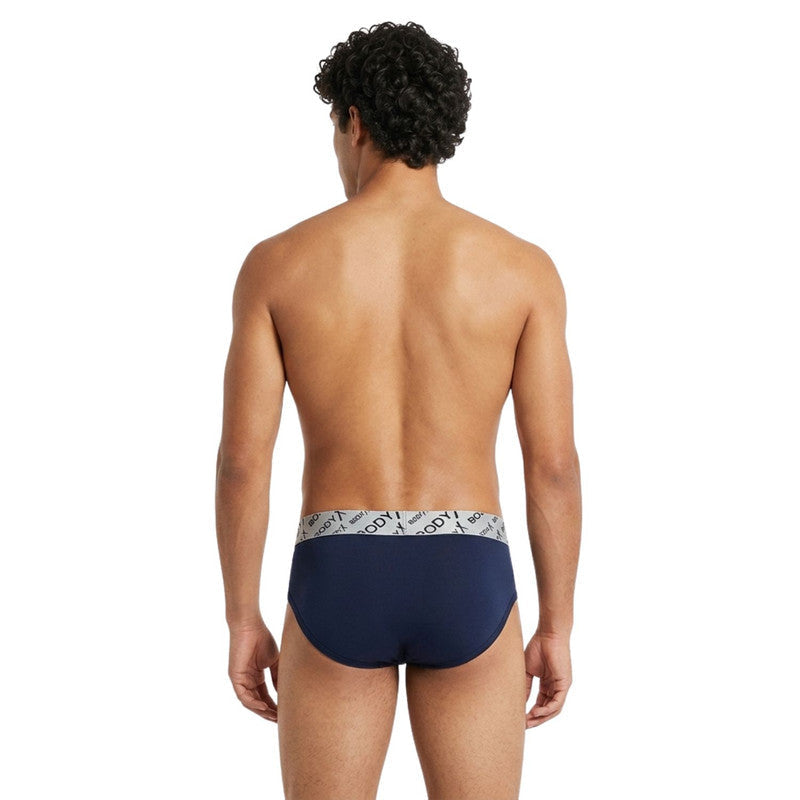 Body X Stretchable Tactel Briefs Pack Of 3 Asstd Colors