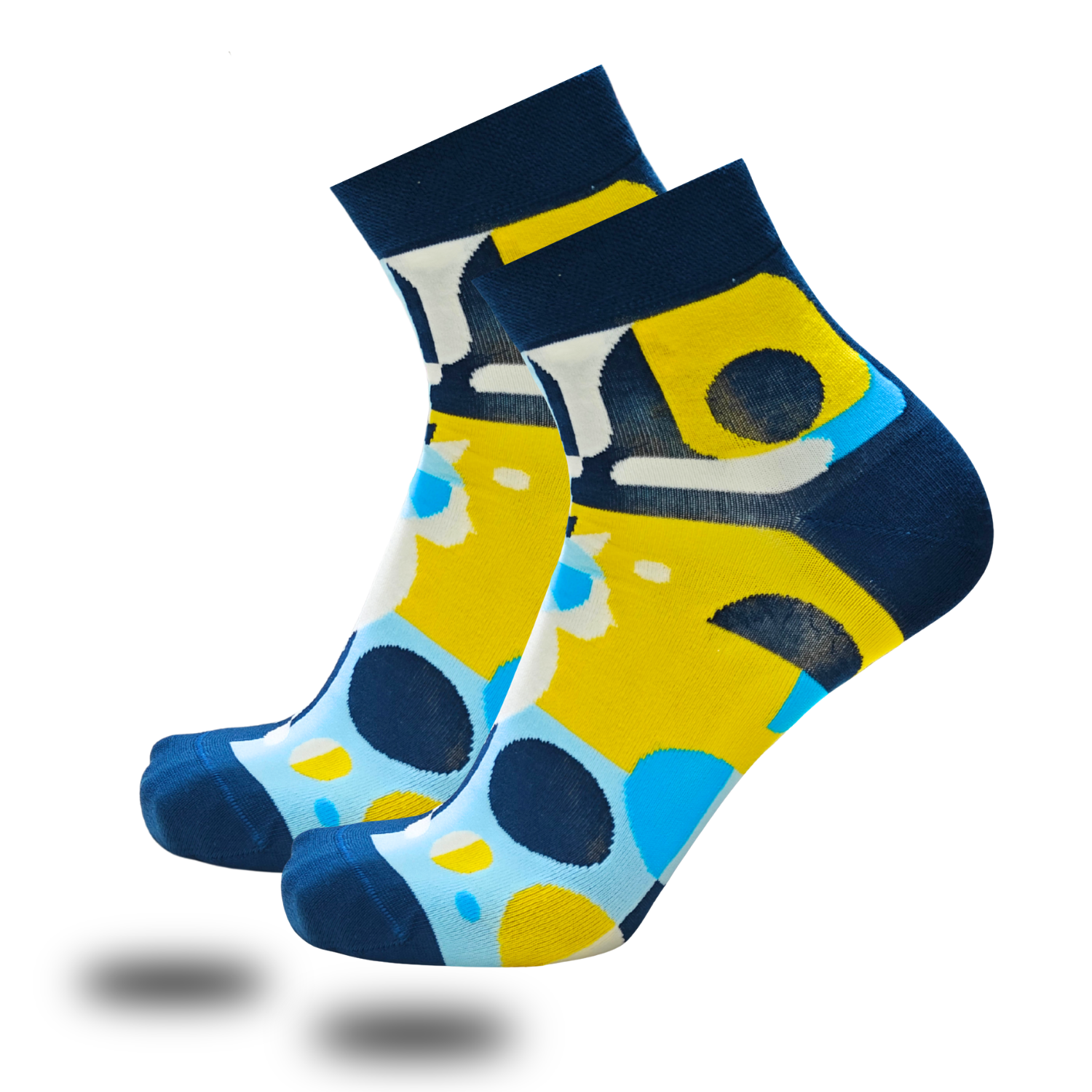 Bonjour Unisex Cotton Printed Ankle Socks Pack Of 5 Asstd. Colors
