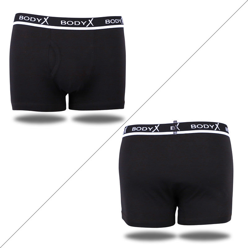 Body X Men Cotton Front Open Trunk Multicolor Pack Of 4