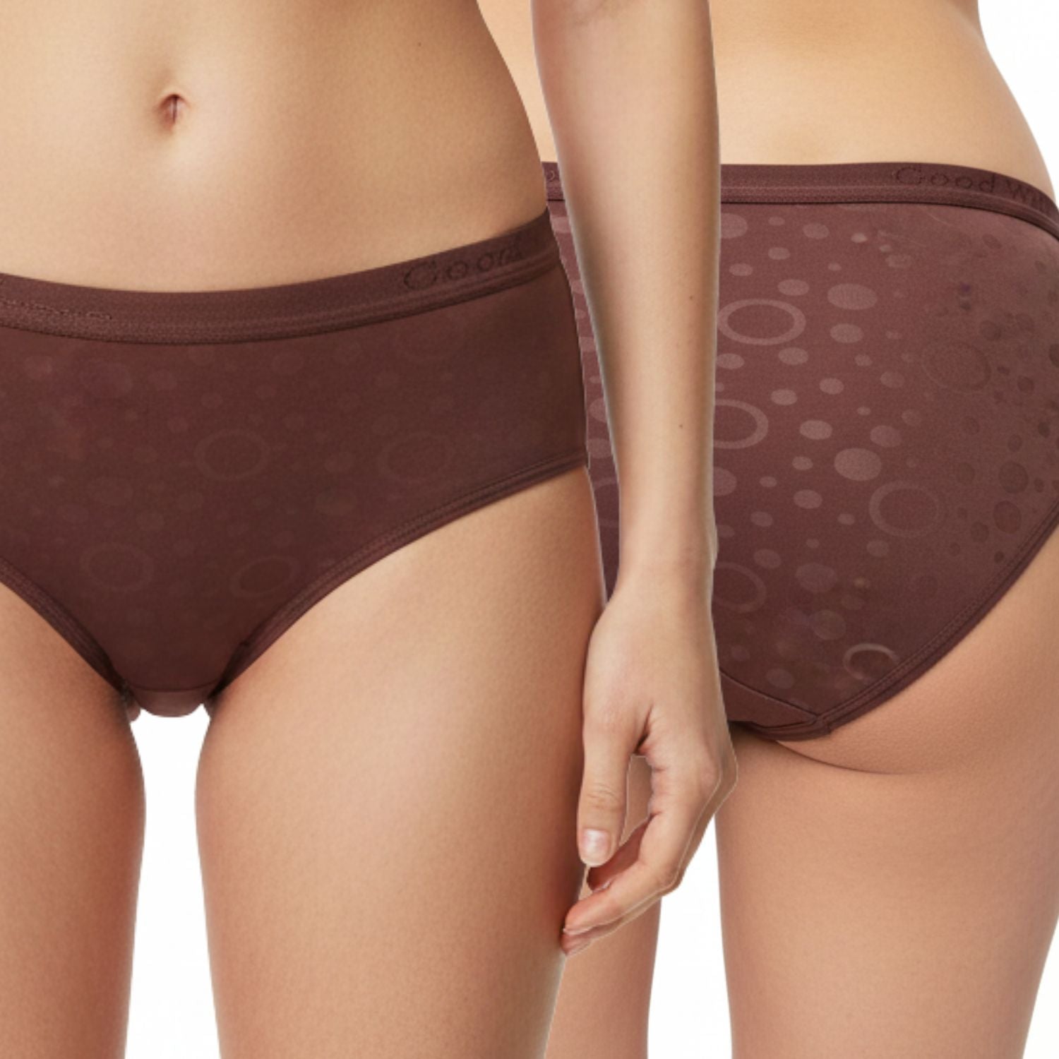 Goodwill Micro Modal Self Design Mid Rise Panties Pack Of 3 Assorted Colors