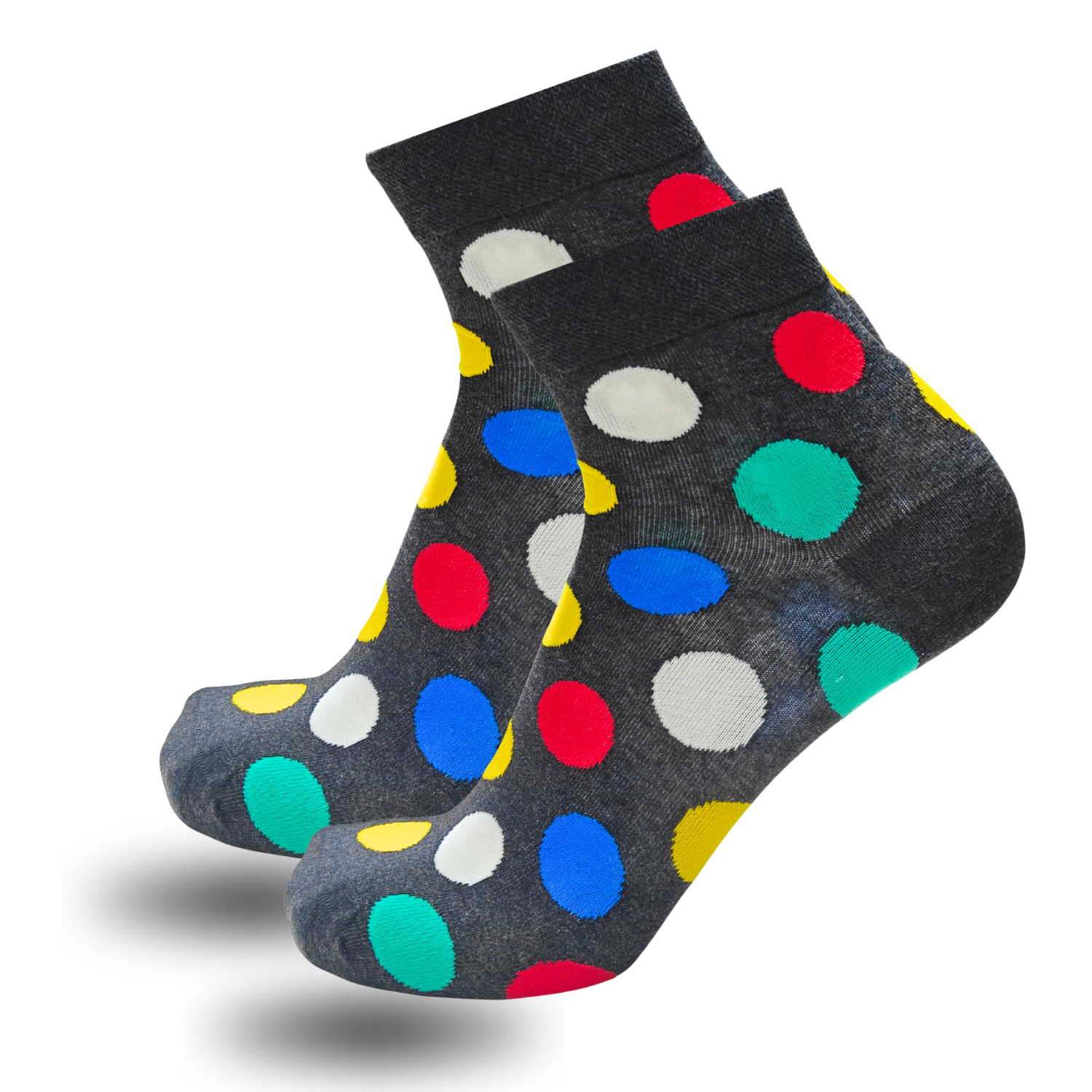 Bonjour Unisex Cotton Printed Ankle Socks Pack Of 5 Asstd. Colors