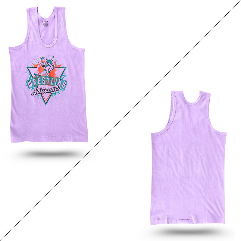 Dollar Kids Boys Cotton Printed Vest Multicolor Pack Of 6