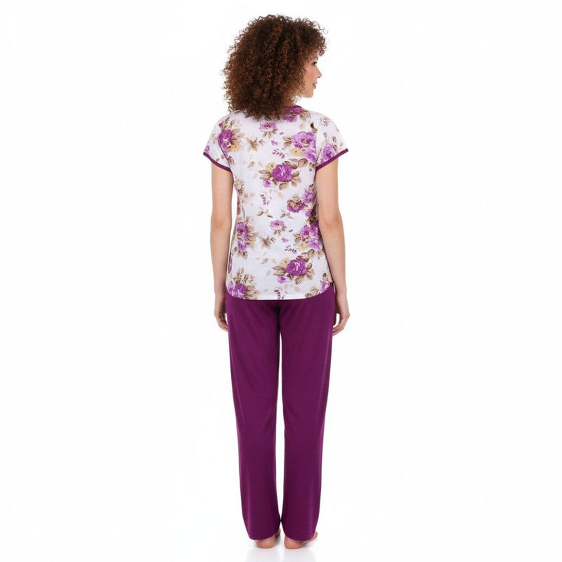 Bhondubagus Women Satin Cotton Night Suit