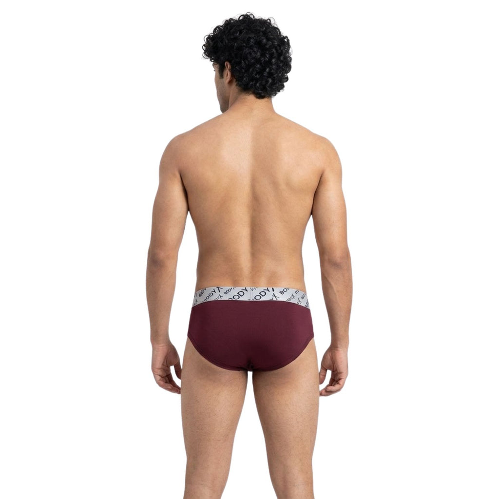 Body X Stretchable Tactel Briefs Pack Of 3 Assorted Colors