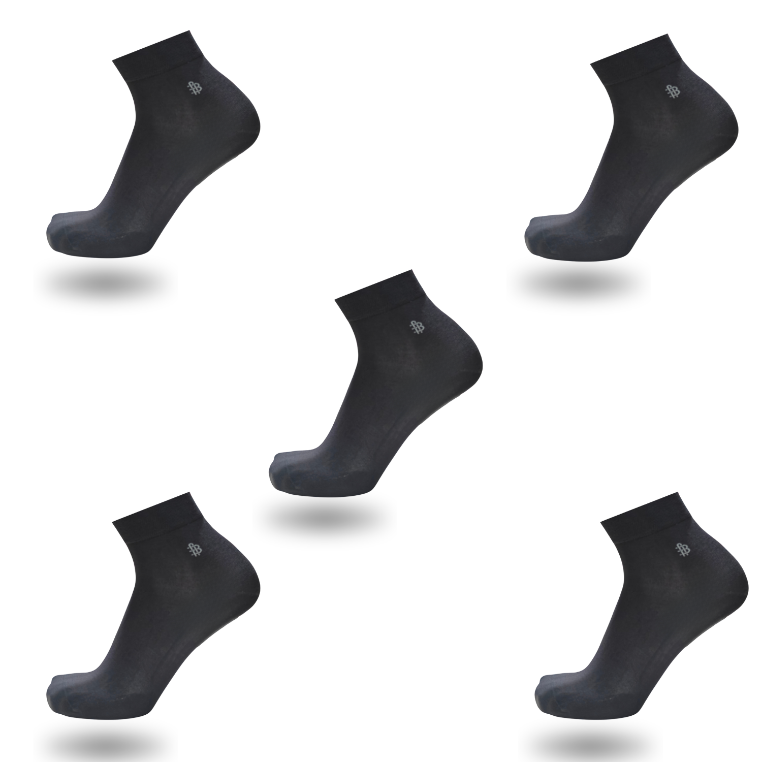 Bonjour Bamboo Organic Naturally Anti Bacterial Ankle Socks 23cm Combos Assorted Colors