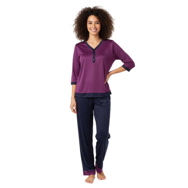 Bhondubagus Women Satin Cotton Night Suit