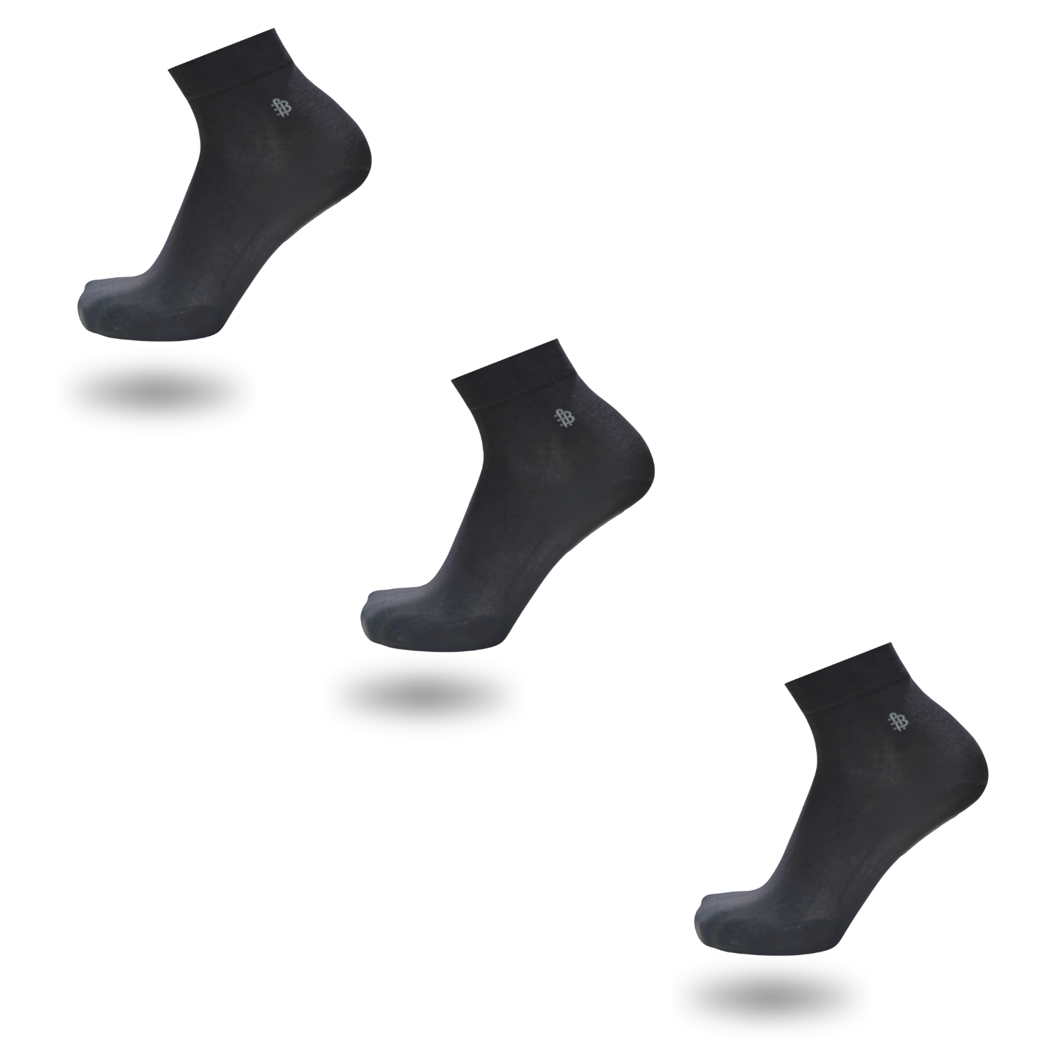 Bonjour Bamboo Organic Naturally Anti Bacterial Ankle Socks 23cm Combos Assorted Colors