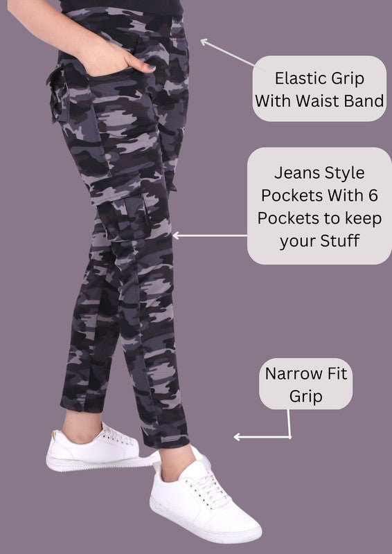 Spenca Dry Fit Stretchable Camouflage Six Pocket Lower Multicolor