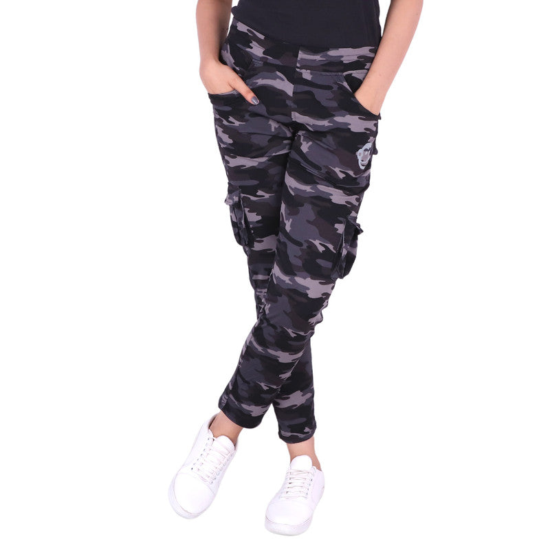 Spenca Dry Fit Stretchable Camouflage Six Pocket Lower Multicolor