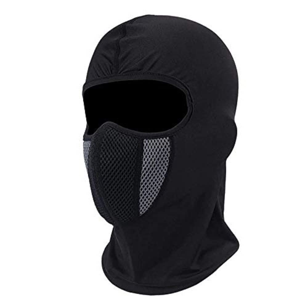Spenca Cotton Helmet Full Face Mask Black One Size
