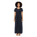 Spenca Cotton Printed Plates Nighty Gown L Size