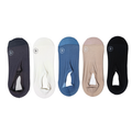 Bonjour Unisex Cotton & Net Cool Skin Men's Foot let Socks Pack Of 5 Assorted Colors