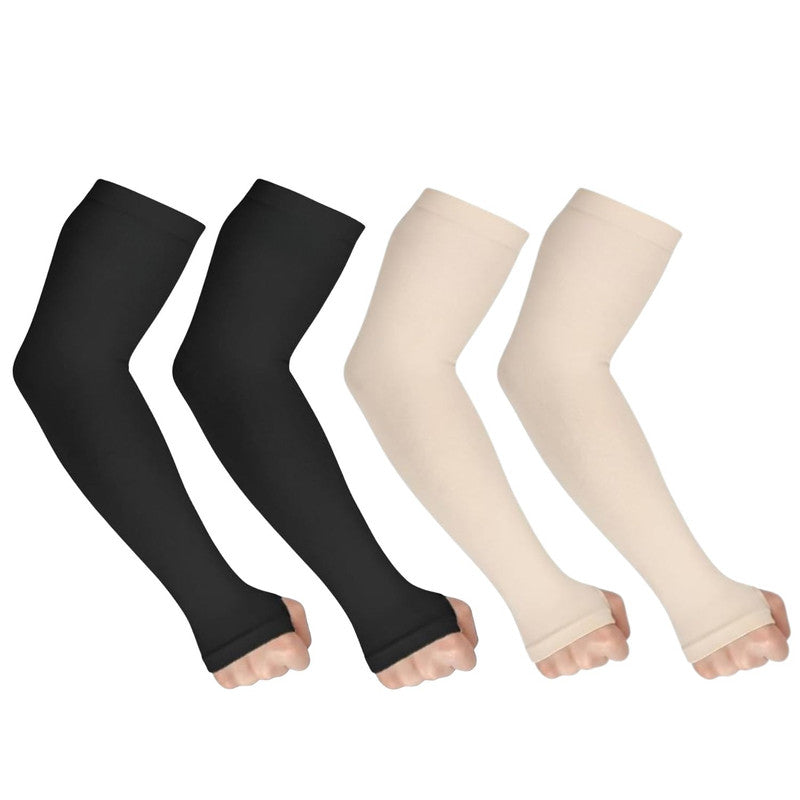 Lux Veto Unisex Cotton Reuseable Arm Shield Pack of 2 Asoorted Colors
