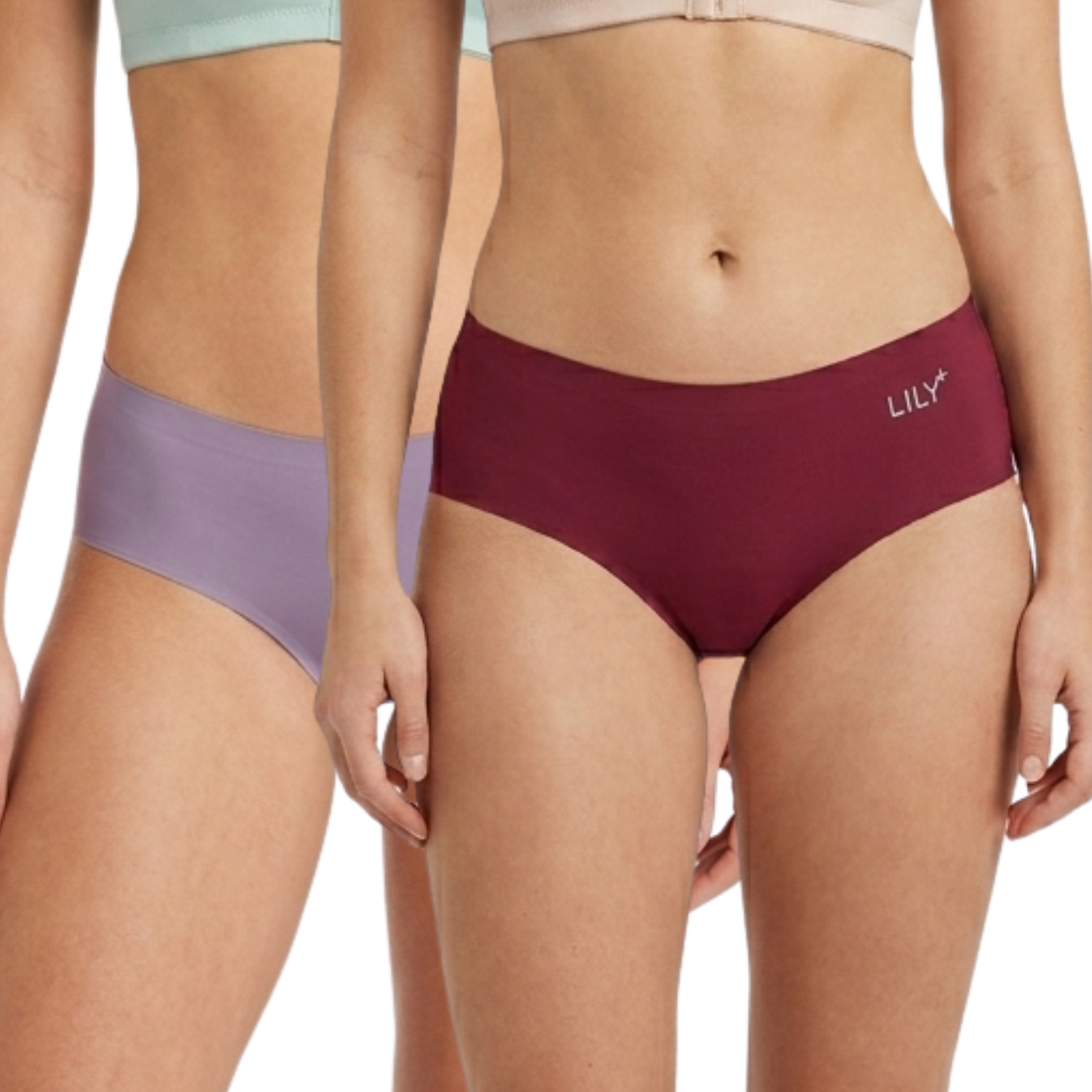 Lily Seamless, Stitch less, Super Soft Tactel Panties Pack Of 2 Assorted Colors
