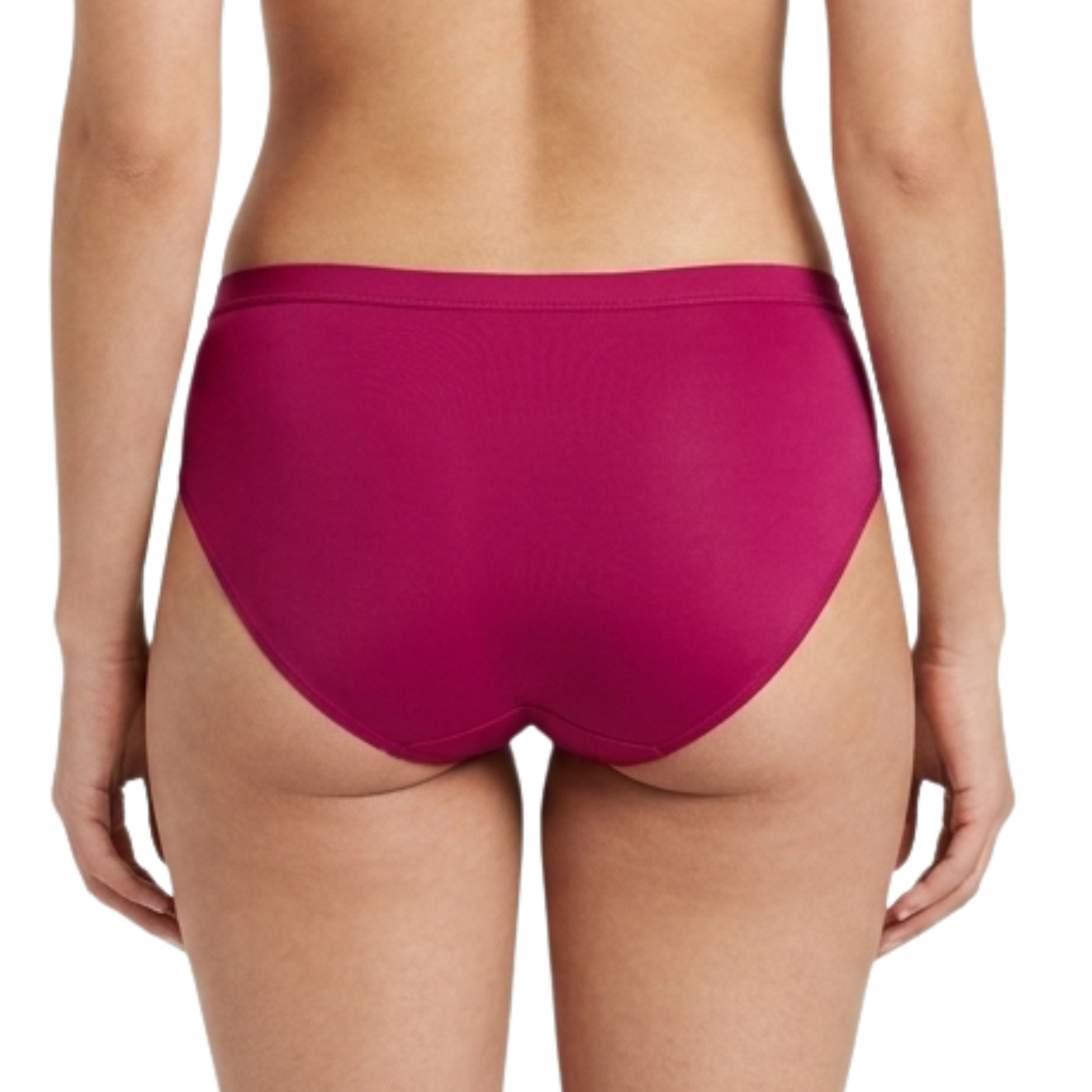 Alishan Stretchable Tactel Seamless, Non Padded "B" Cup Mid-Rise Lingerie Set