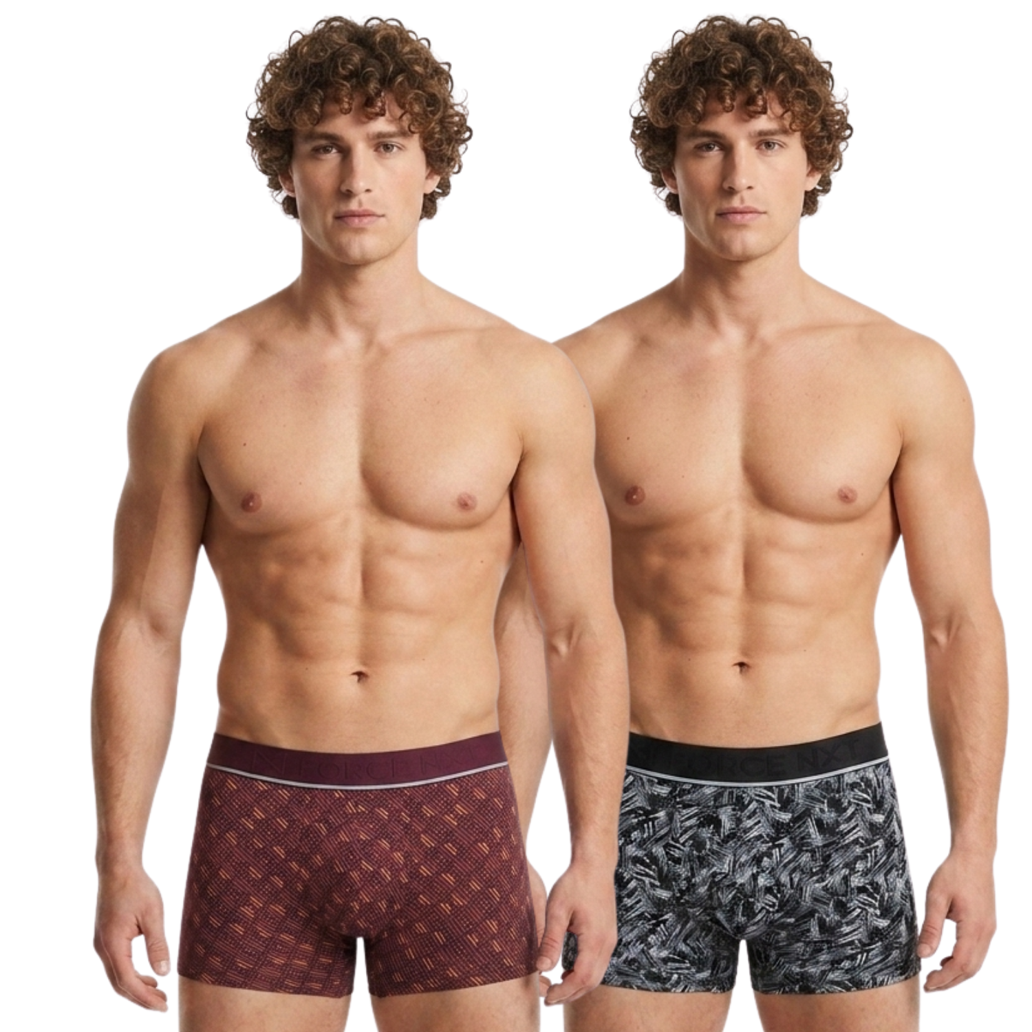 Force NXT Stretchable Micro Modal Printed Trunk Combos Assorted Colors