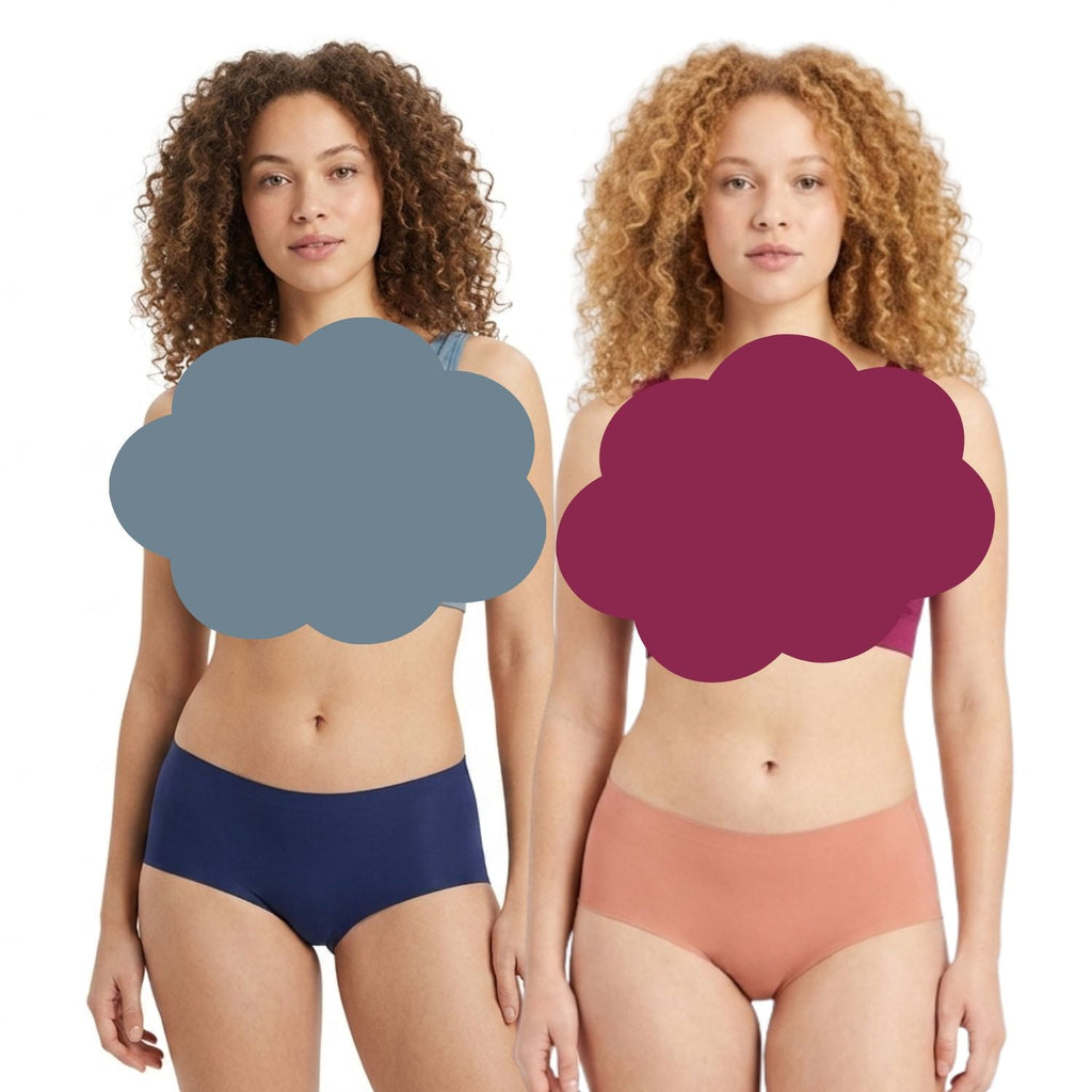 Neva Micro Fiber Tactel Seamless, Stitchless Hipster Panties Combos Assorted Colors