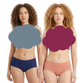 Neva Micro Fiber Tactel Seamless, Stitchless Hipster Panties Combos Assorted Colors