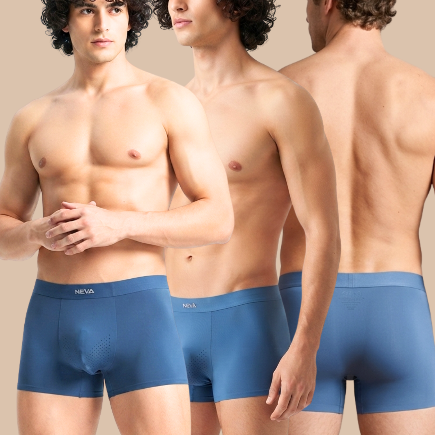 Neva Non Terry Breathable, Seamless, Stitch less Trunk Assorted Colors