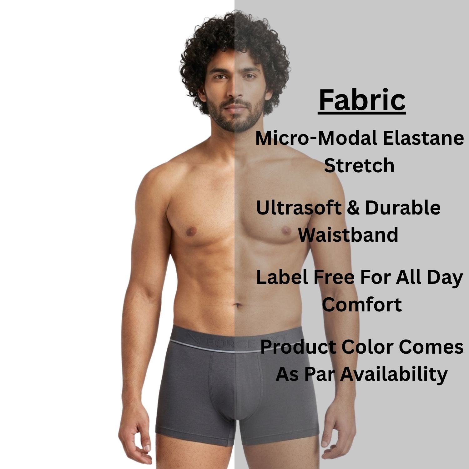 Force Nxt Micro Modal Stretchable Solid Trunk Combos Assorted Colors