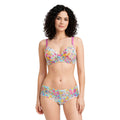 F-More Light Padded "B" Cup Wire Free Bra With Mid Rise Seamless Brief Lingerie Set