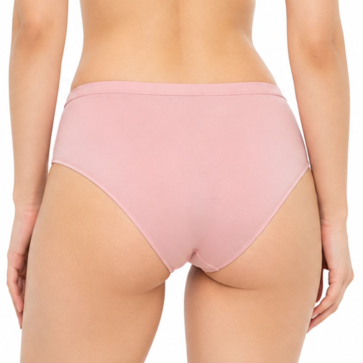 Alishan Stretchable Tactel Seamless, Non Padded "B" Cup Mid-Rise Lingerie Set