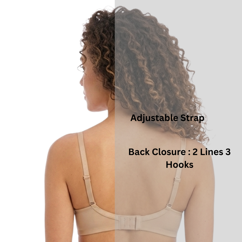 Alishan Stretchable Tactel Seamless, Non Padded "B" Cup Mid-Rise Lingerie Set