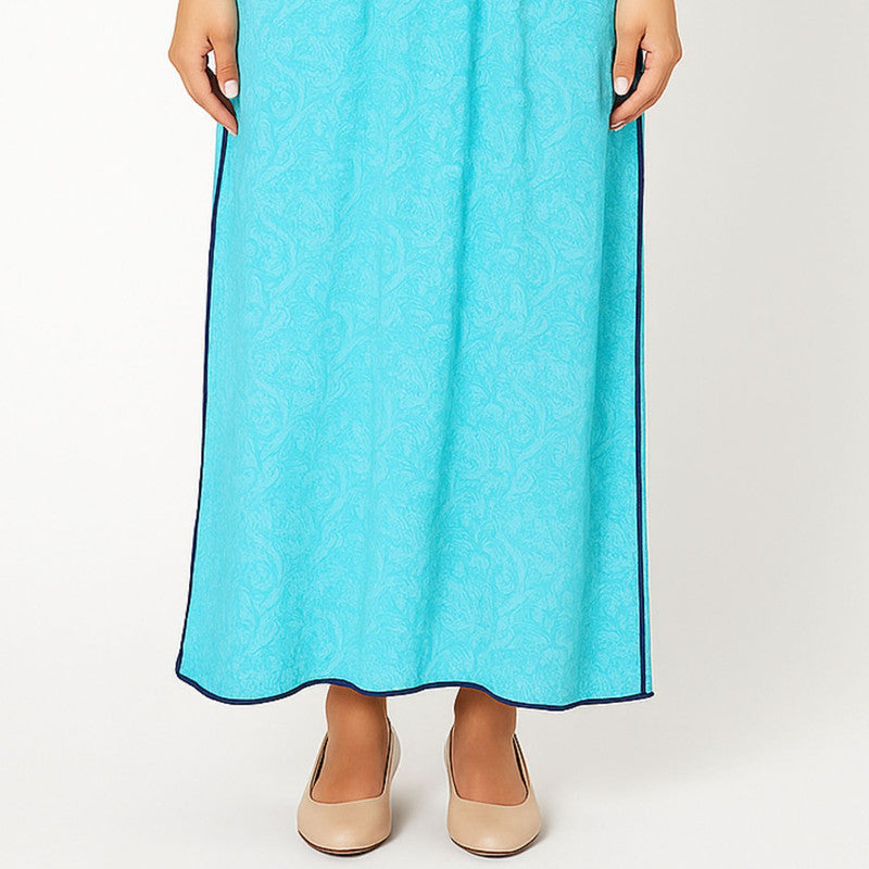 Spenca Rayon Cotton Printed Kaftan Nighty Gown